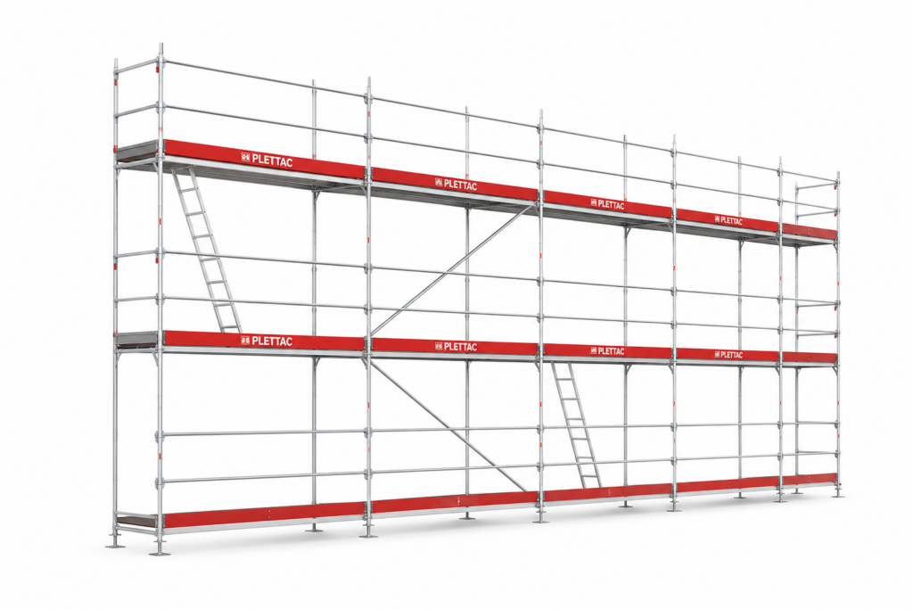 Rusztowanie elewacyjne Plettac 136m²