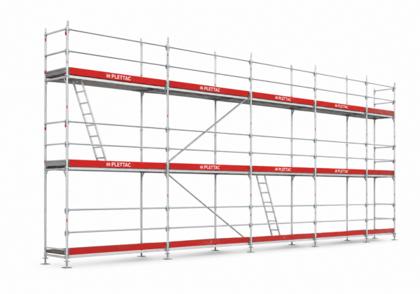 Rusztowanie elewacyjne Plettac 136m²